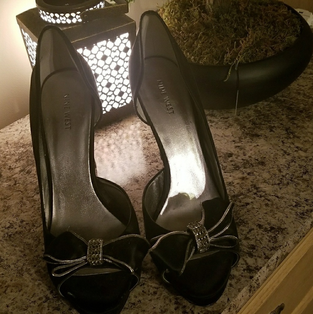 Nine West Satin Heels